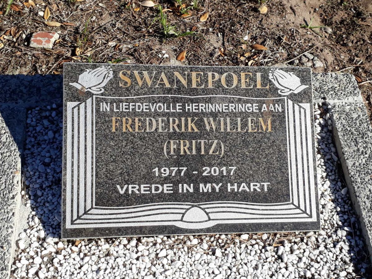 SWANEPOEL Frederik Willem 1977-2017