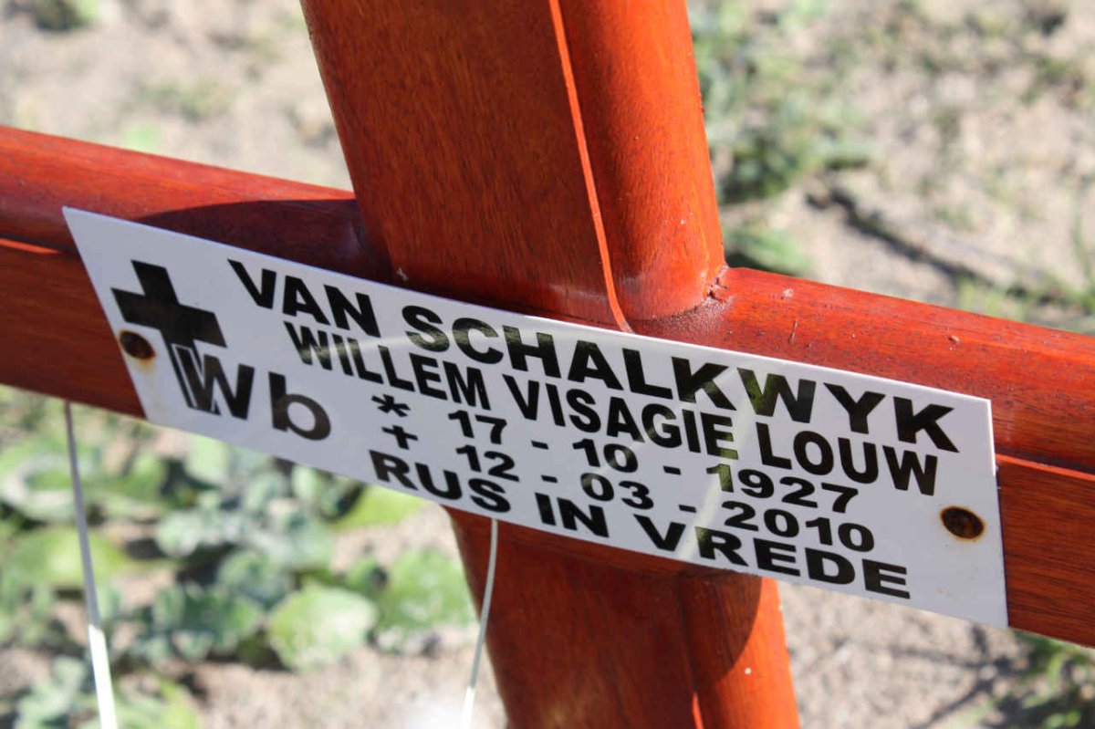 SCHALKWYK Willem Visagie Louw, van 1927-2010