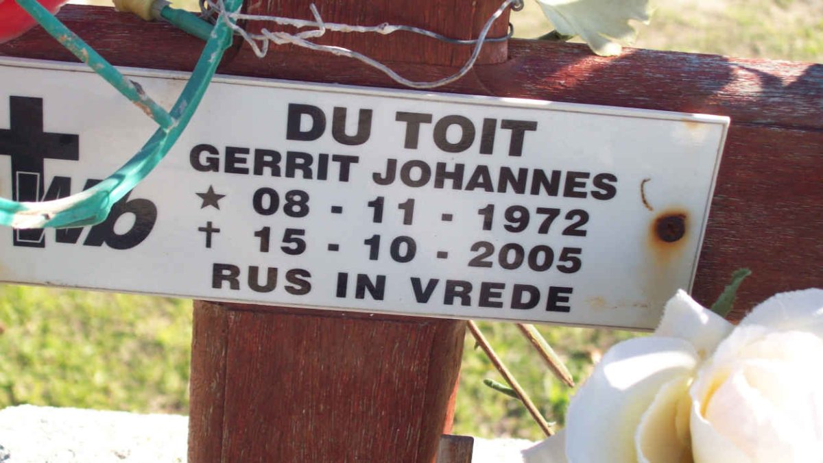 TOIT Gerrit Johannes, du 1972-2005