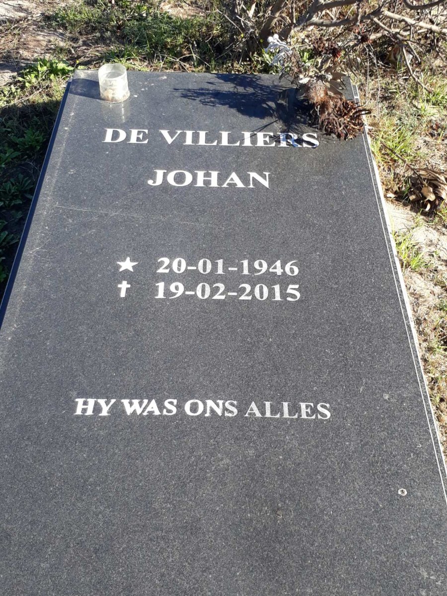 VILLIERS Johan, de 1946-2015