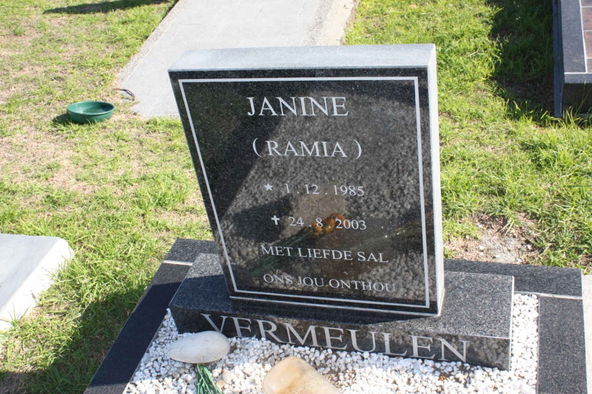 VERMEULEN Janine 1985-2003