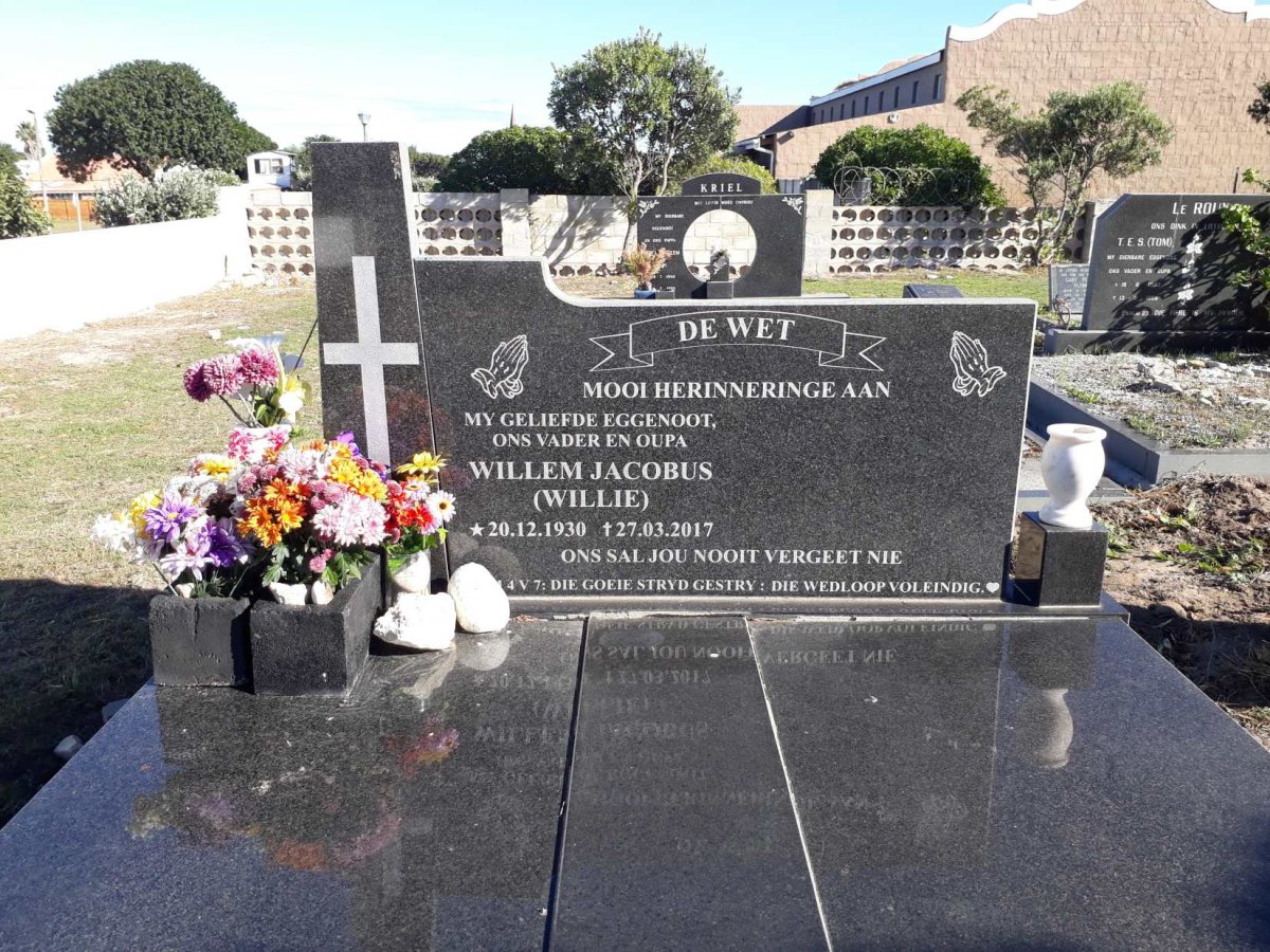 WET Willem Jacobus, de 1930-2017