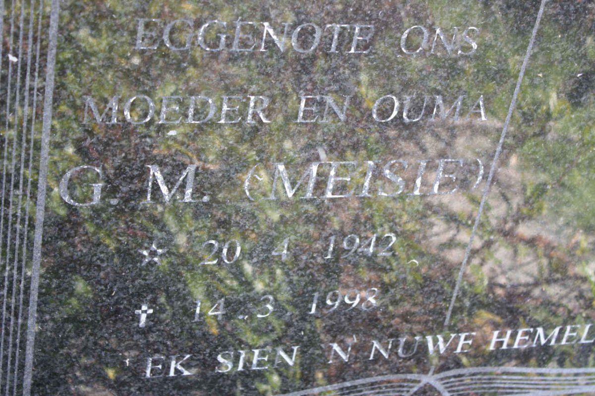WATT G.M., van der 1942-1998
