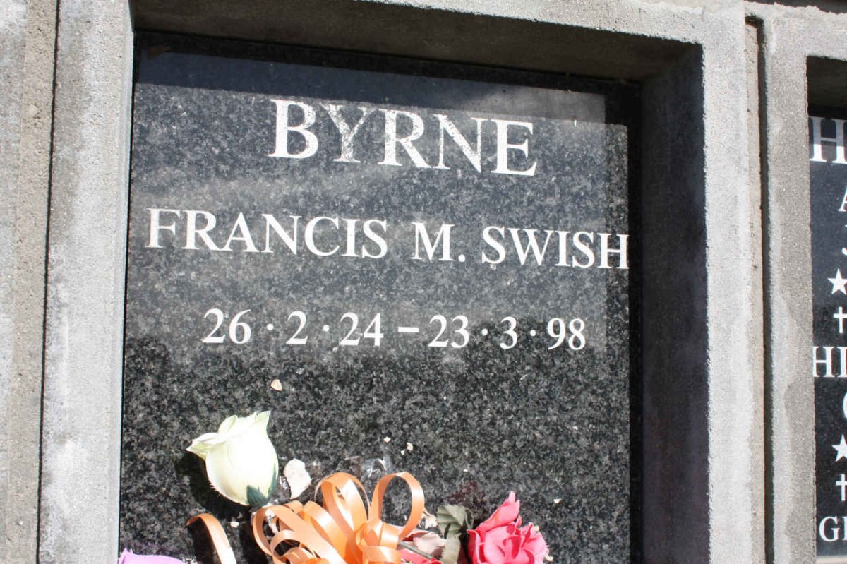 BYRNE Francis M. Swish 1924-1998