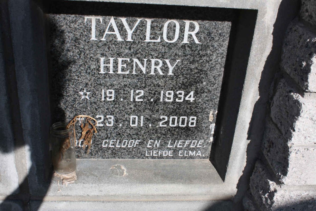 TAYLOR Henry 1934-2008