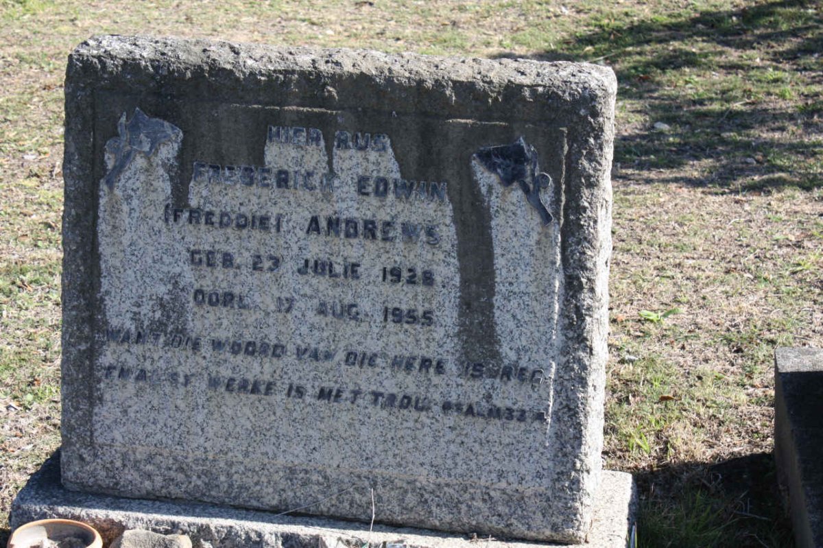 ANDREWS  Freserico Edwin 1928-1955