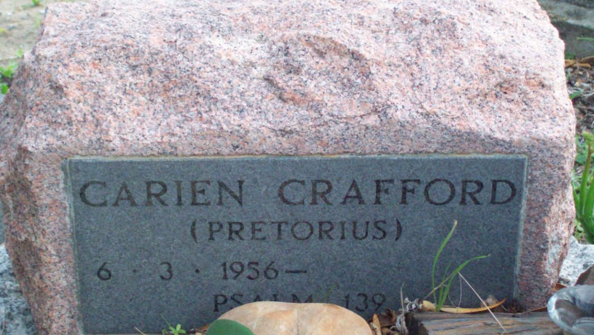 CRAFFORD Carien nee PRETORIUS 1956-