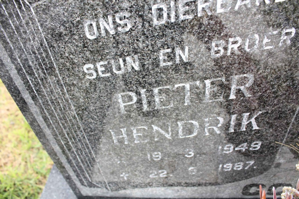 CONRADIE Pieter Hendrik 1948-1987