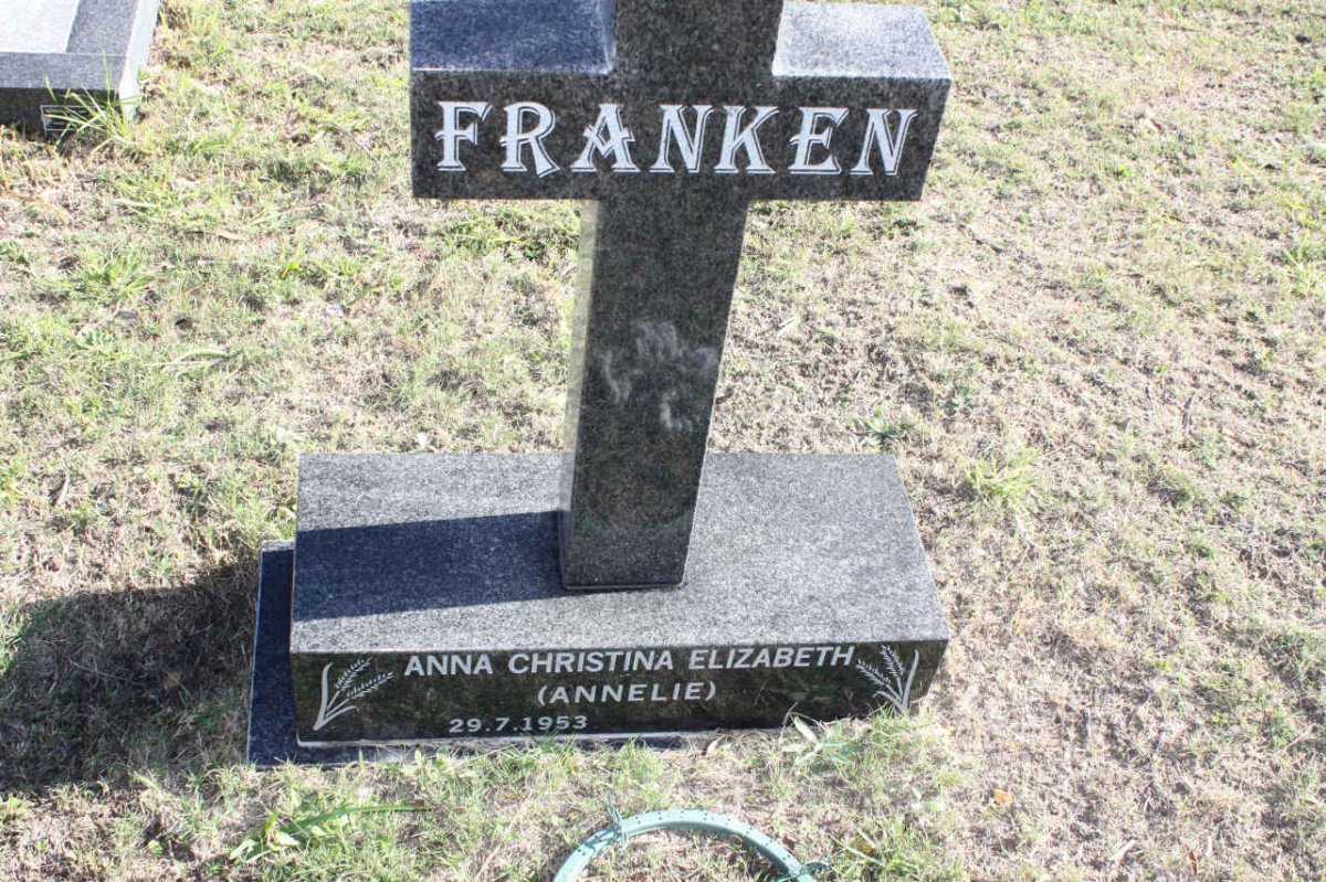 FRANKEN Anna Christina Elizabeth 1953-