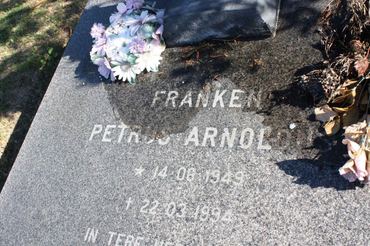 FRANKEN Petrus Arnoldus 1949-1994