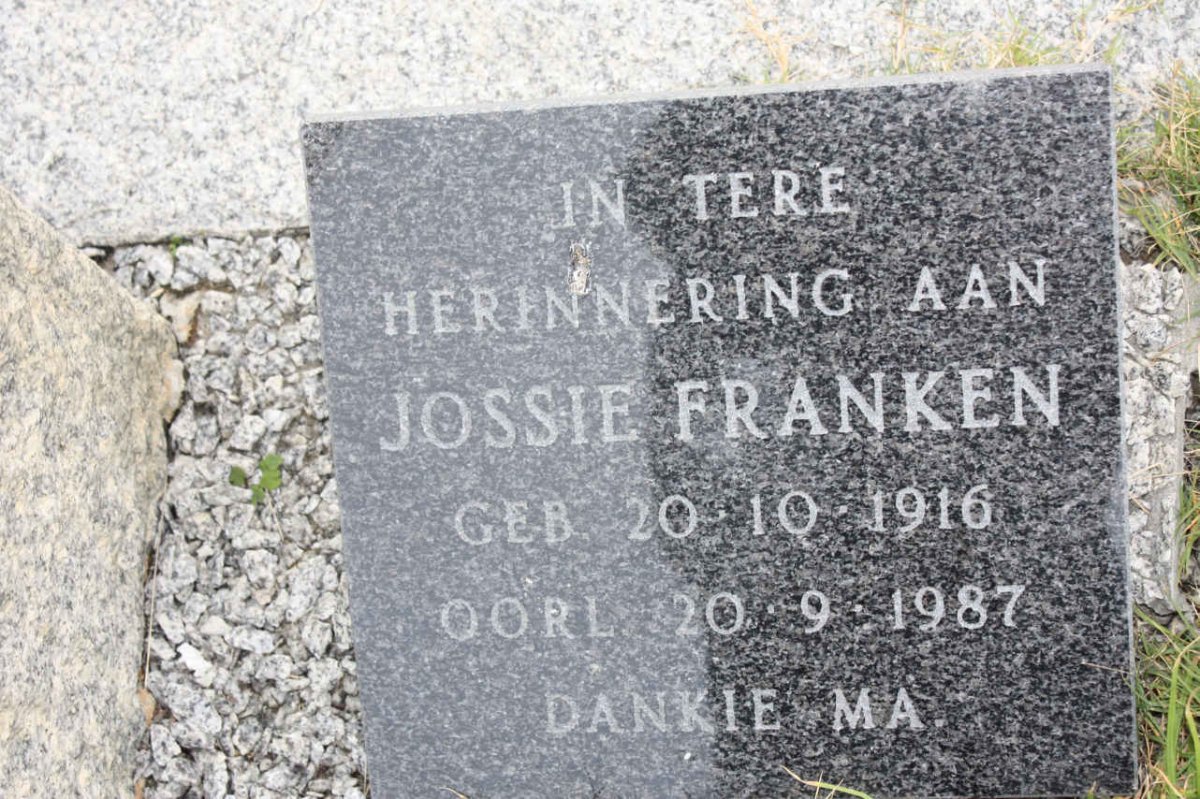 FRANKEN Jossie 1916-1987