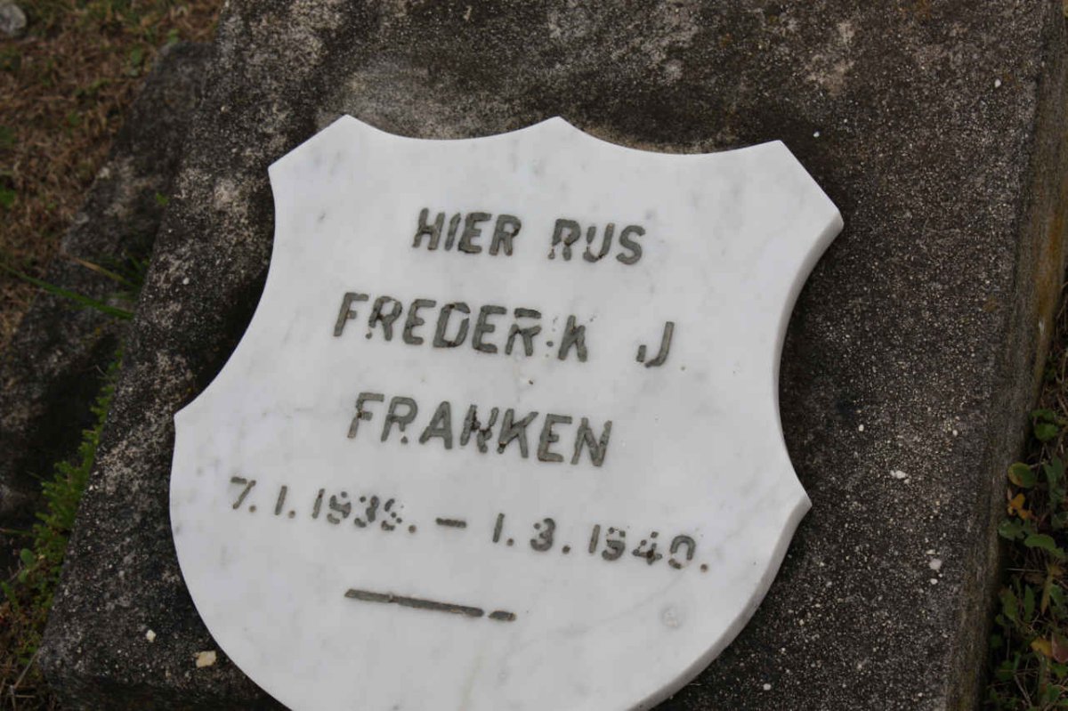 FRANKEN Frederik J. 1939-1940