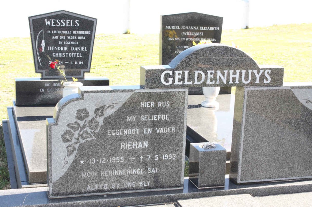 GELDENHUYS Riehan 1955-1993