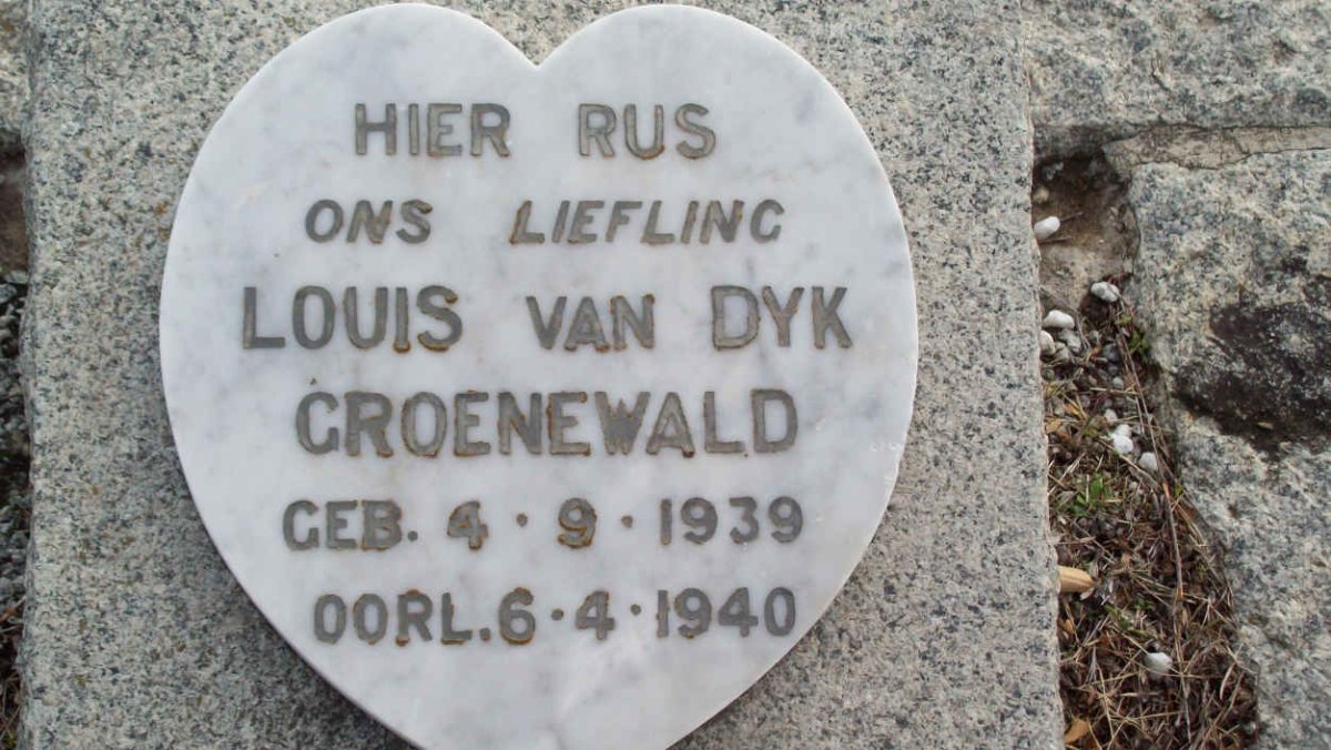 GROENEWALD Louis van Dyk 1939-1940