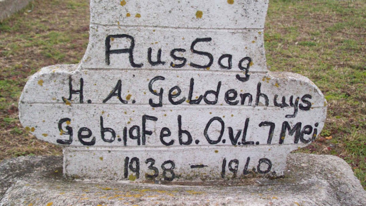 GELDENHUYS H.A. 1938-1940