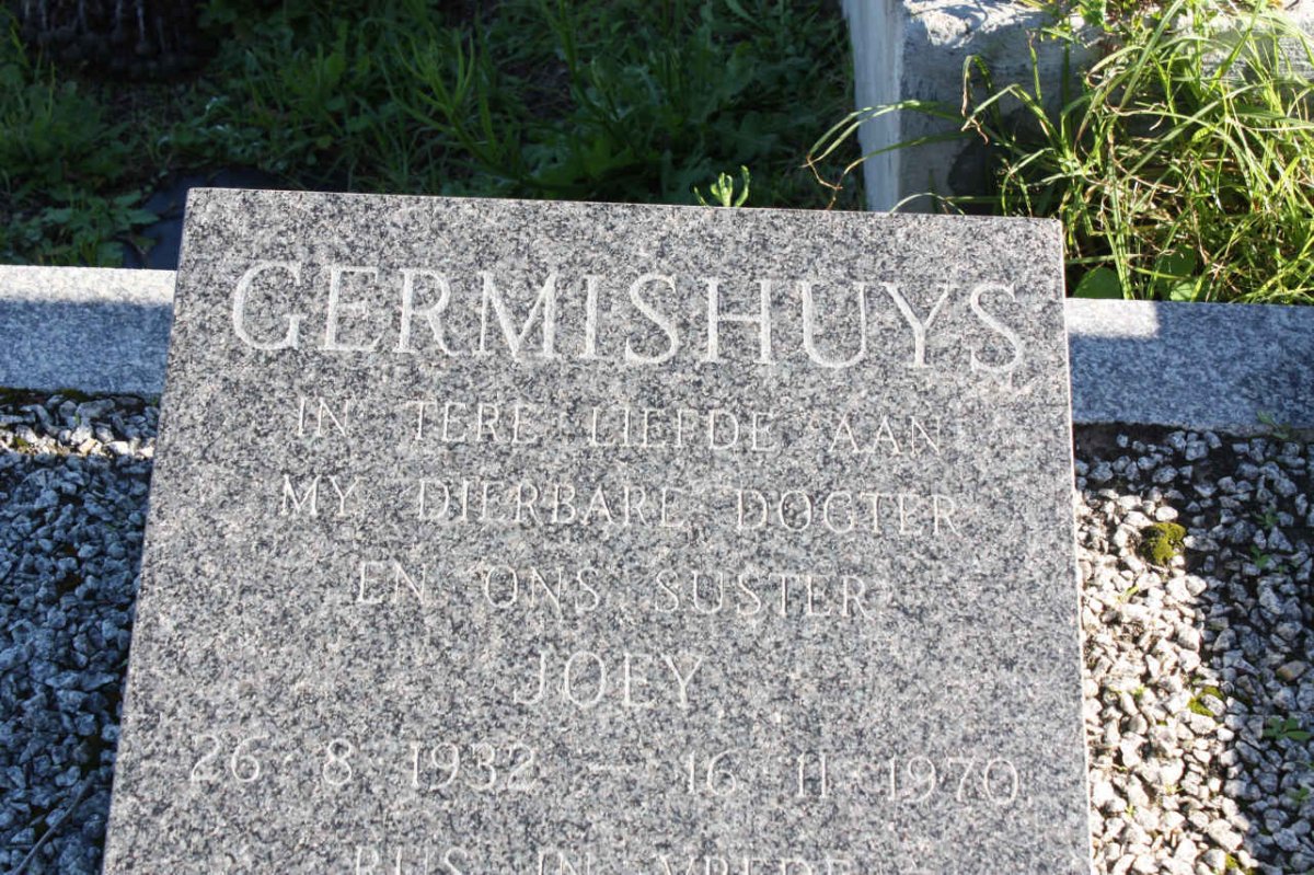 GERMISHUYS Joey 1932-1970