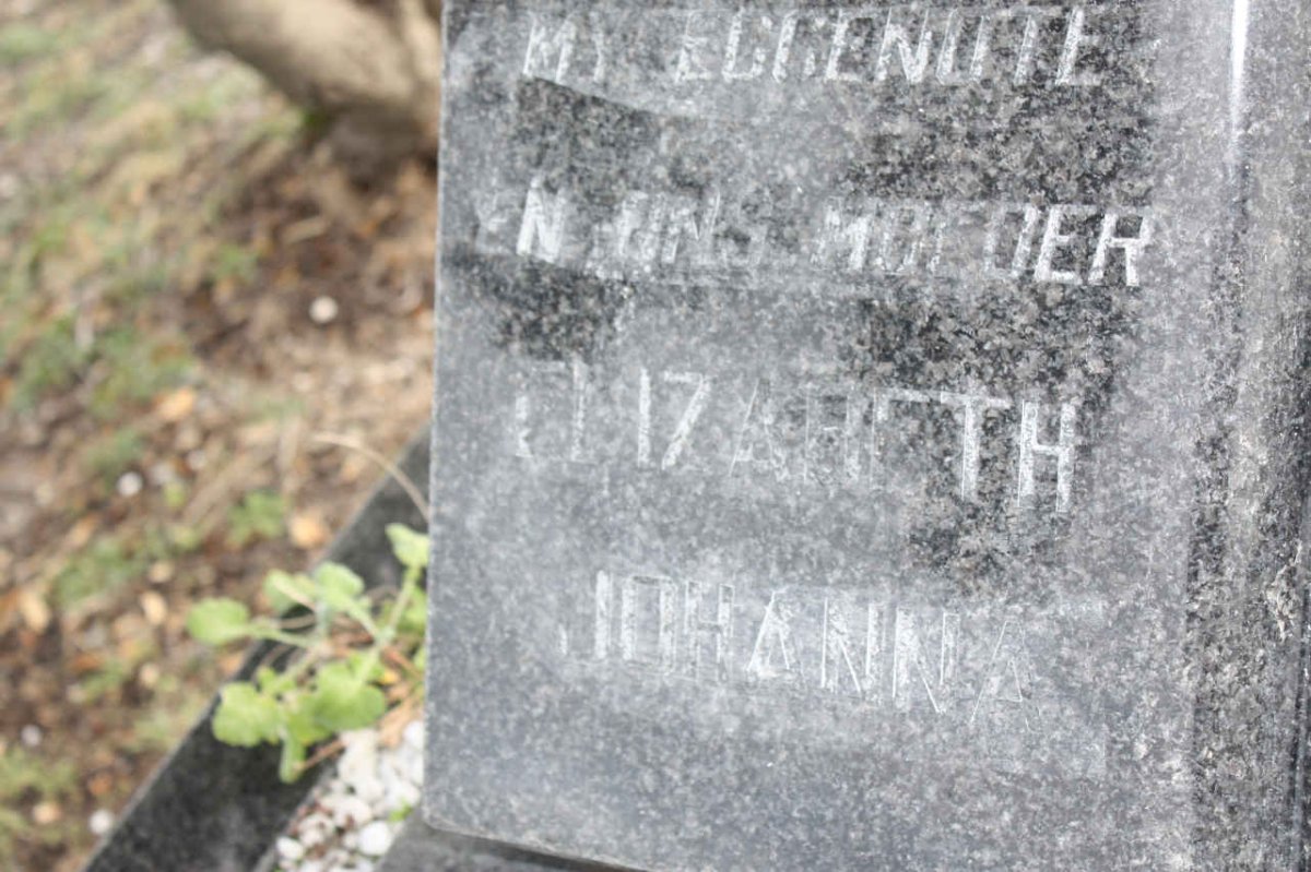 GROENEWALD Elizabeth Johanna nee SWART 1942-1975