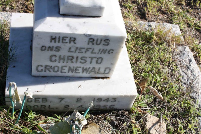 GROENEWALD Christo 1943-1956 