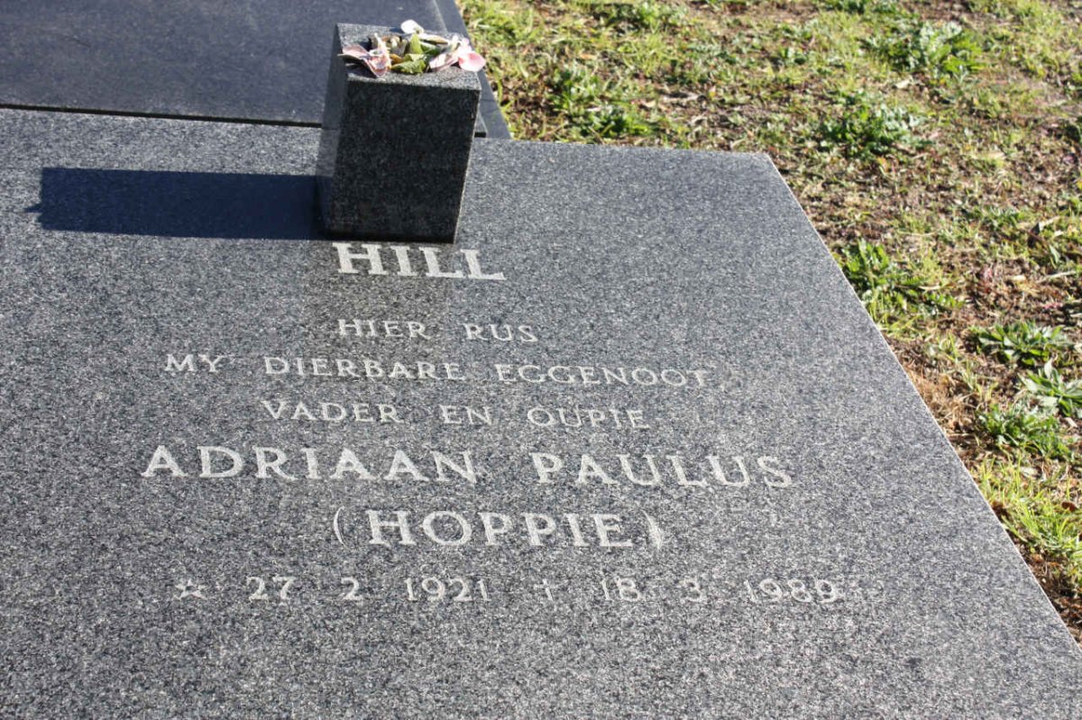 HILL Adriaan Paulus 1921-1989