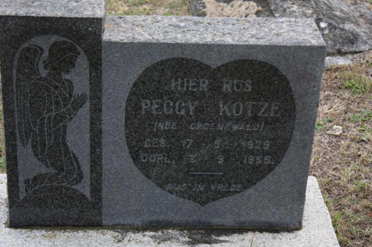 KOTZE Peggy 1929-1955