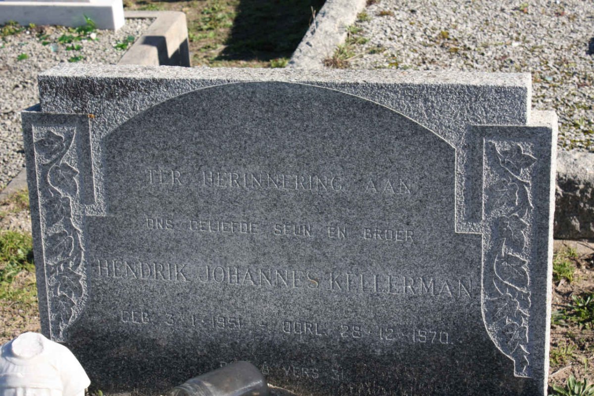 KELLERMAN Hendrik Johannes 1951-1970