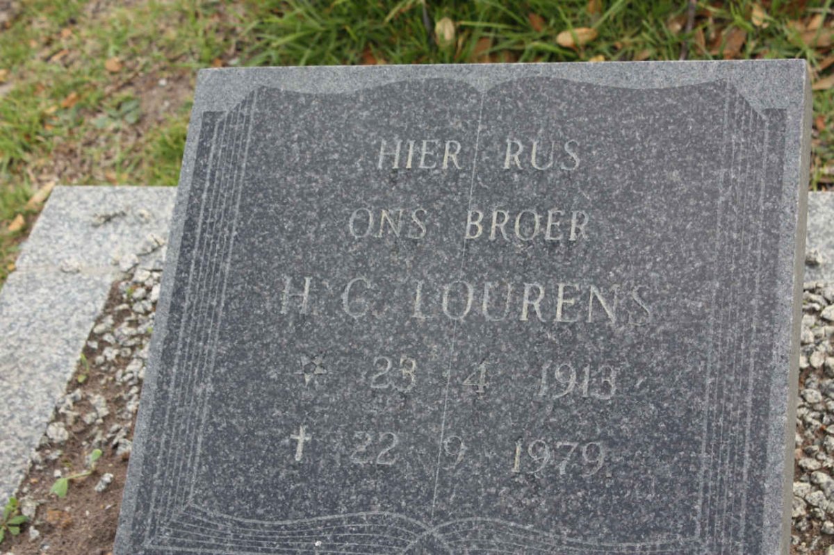 LOURENS H.G. 1913-1979