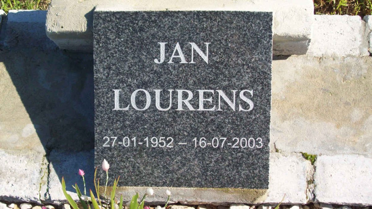 LOURENS Jan 1952-2003