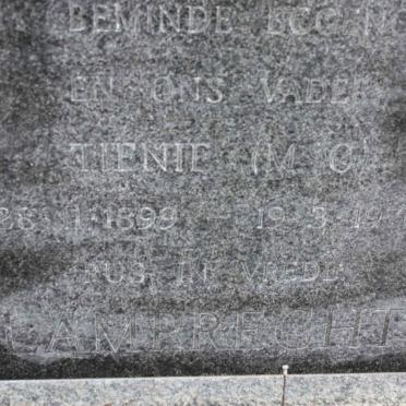LAMPBRECHT M.C. 1899-1976