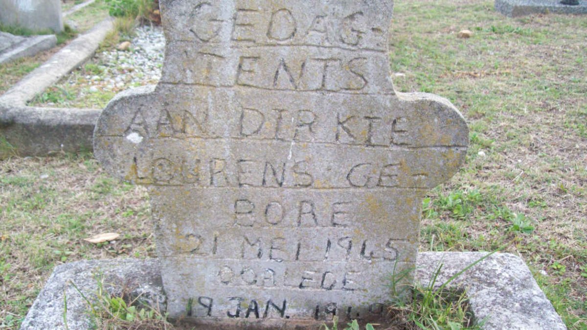 LOURENS Dirkie 1945-1949