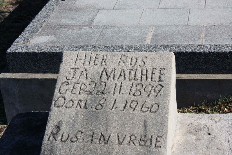 MATTHEE J.A. 1899-1960 