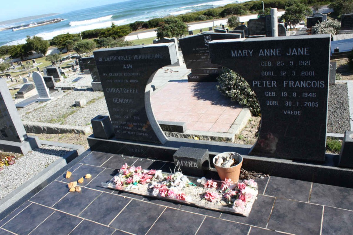 MYNA Christoffel Hendrik 1925-1981 &amp; Mary Ann Jane 1921-2001 :: MYNA Peter Francois 1948-2005