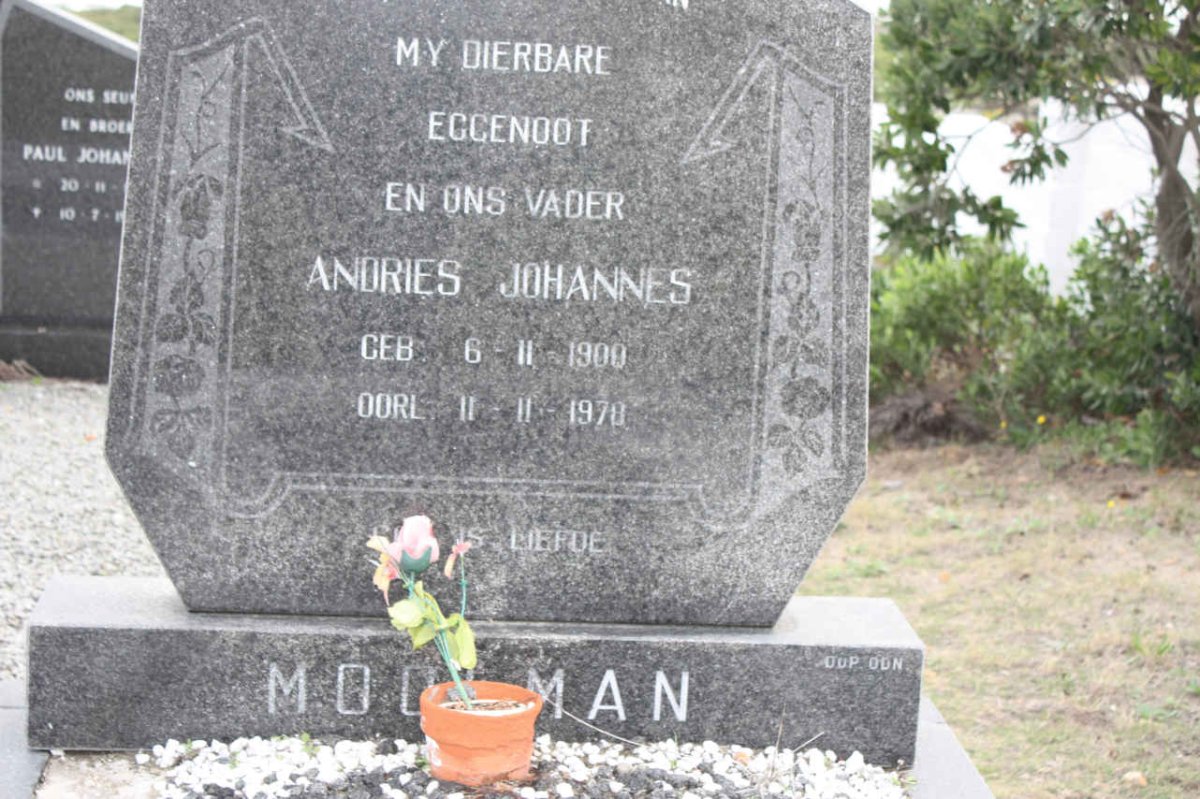 MOOLMAN Andries Johannes 1900-1978
