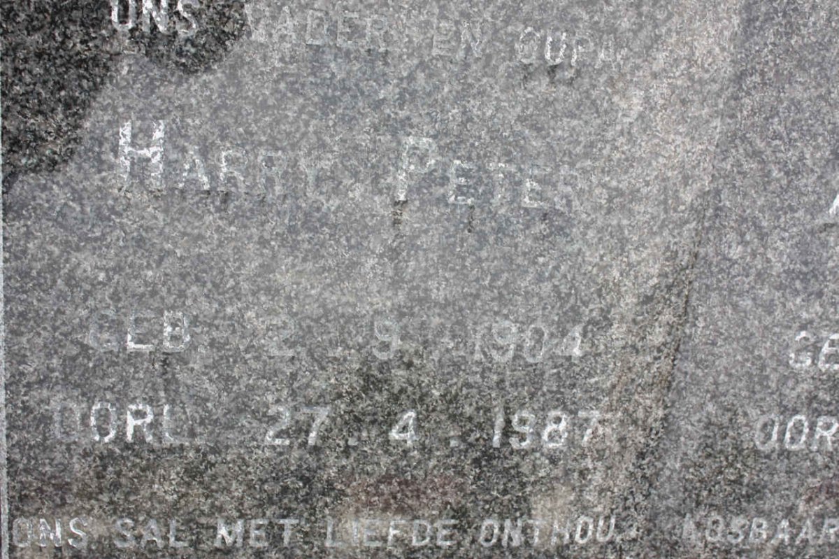 NOWERS Harry Peter 1904-1987