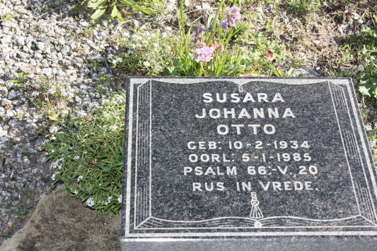 OTTO Susara Johanna 1934-1985