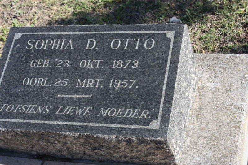 OTTO Sophia D. 1873-1957 