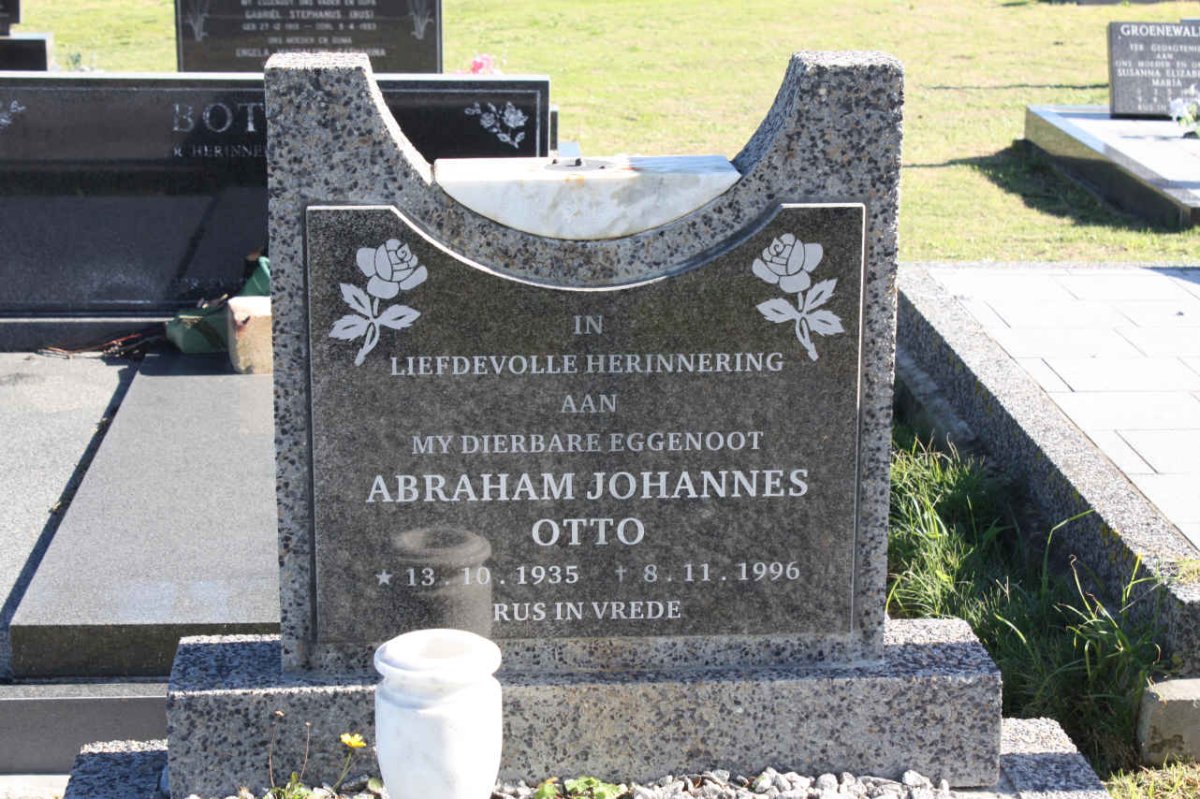 OTTO Abraham Johannes 1935-1996
