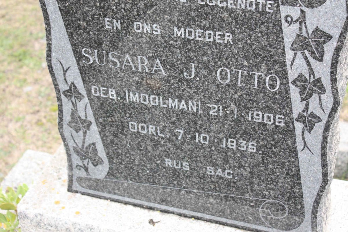 OTTO Susara J. 1936-1906