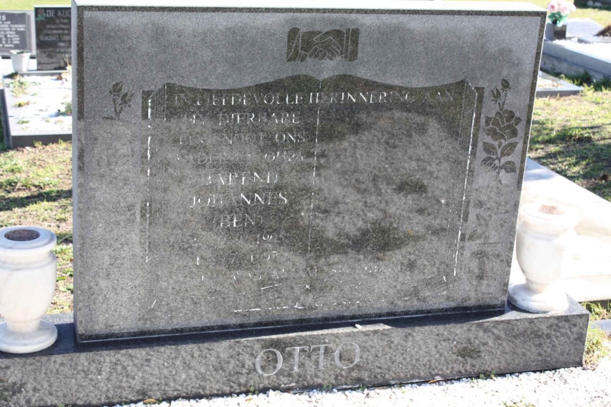 OTTO Barend Johannes 19??-1997