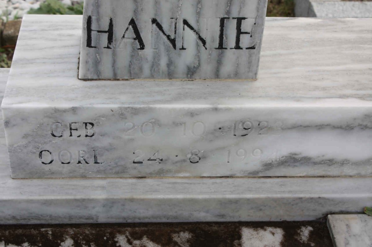 PUREN Johanna Elizabeth 1923-1994