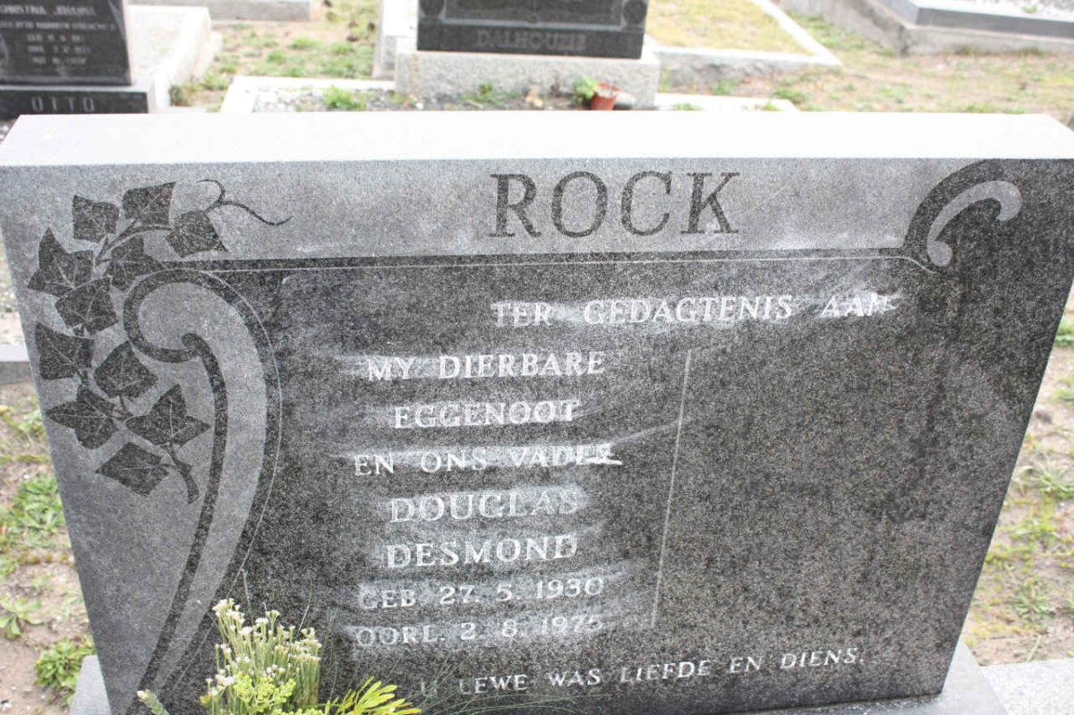 ROCK Douglas Desmond 1930-1975