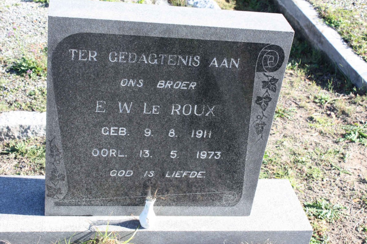 ROUX E.W., le 1911-1973