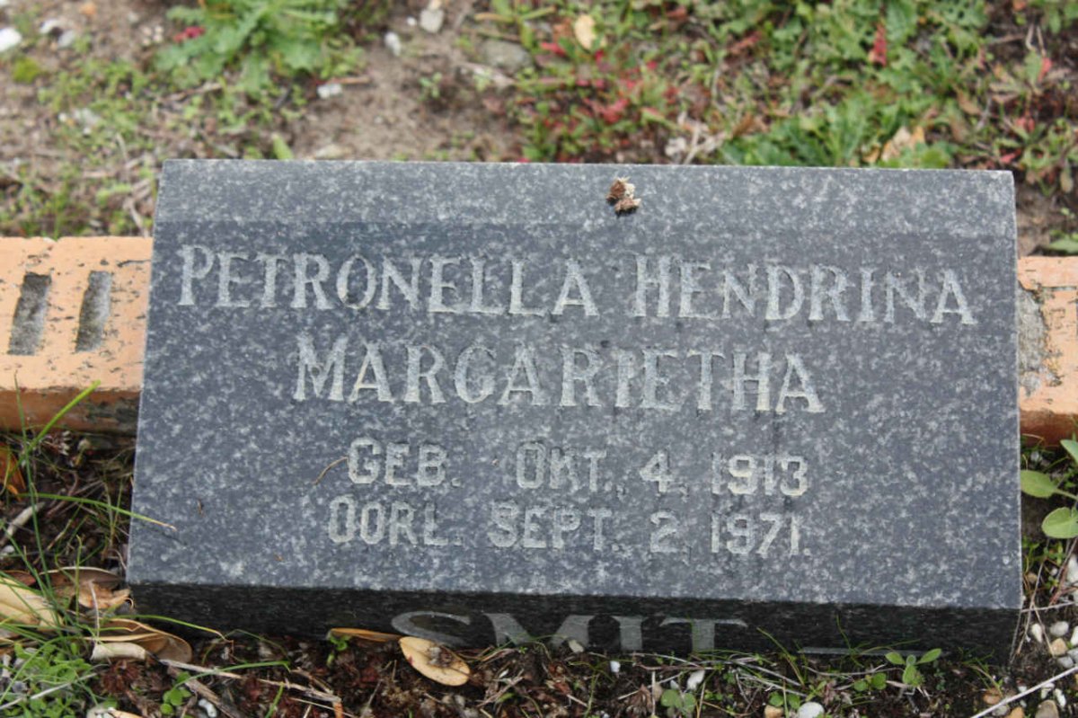 SMIT Petronella Hendrina Margaretha 1913-1971