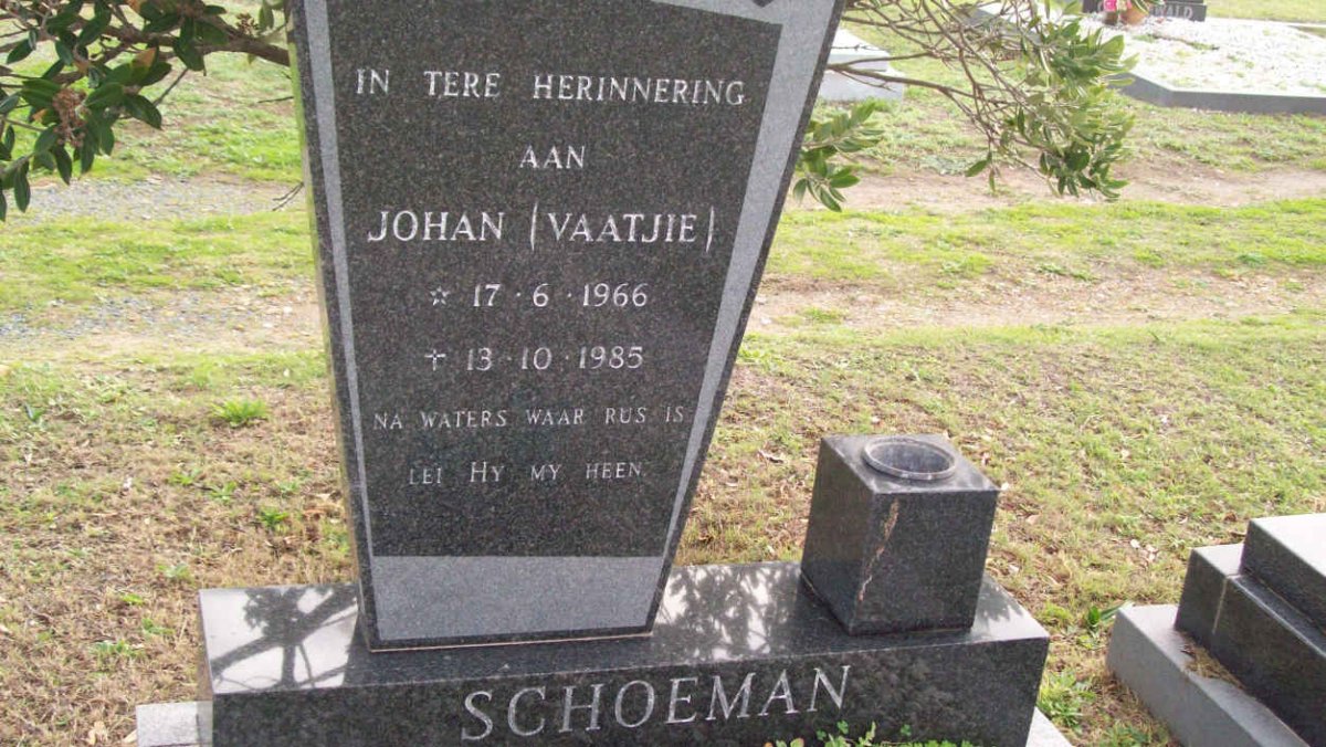 SCHOEMAN Johan 1966-1985