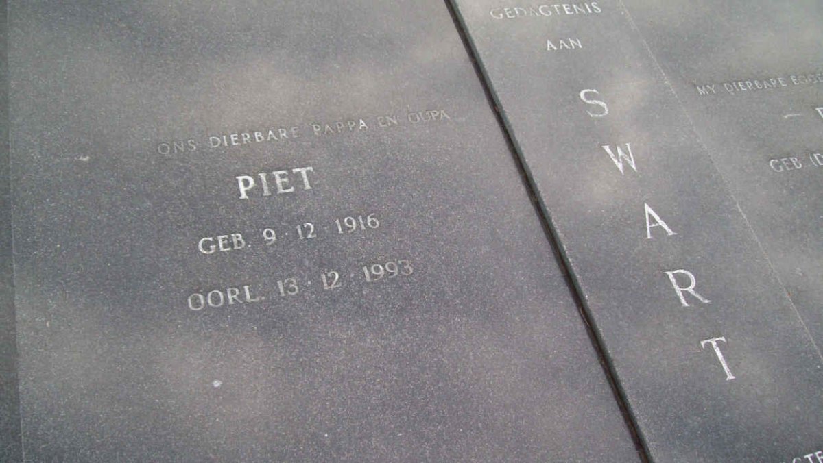 SWART Piet 1916-1993