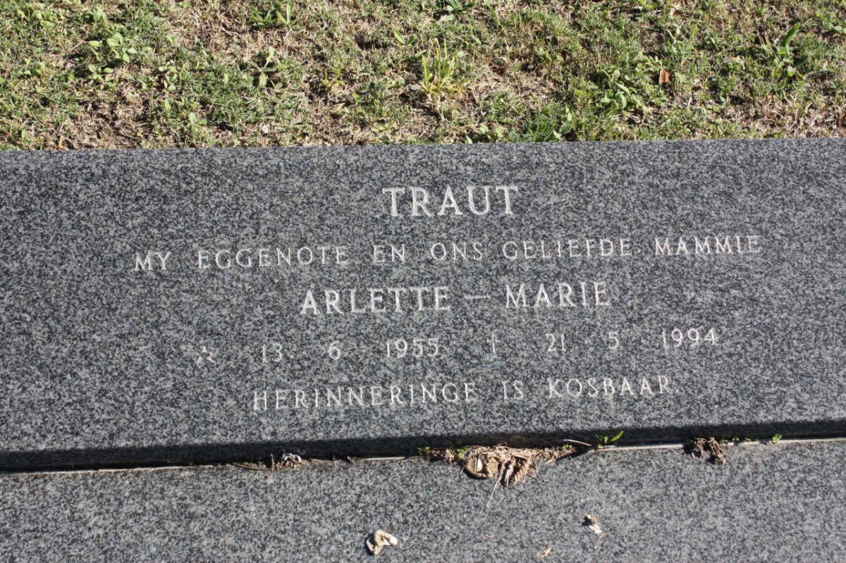 TRAUT Arlette-Marie 1955-1994