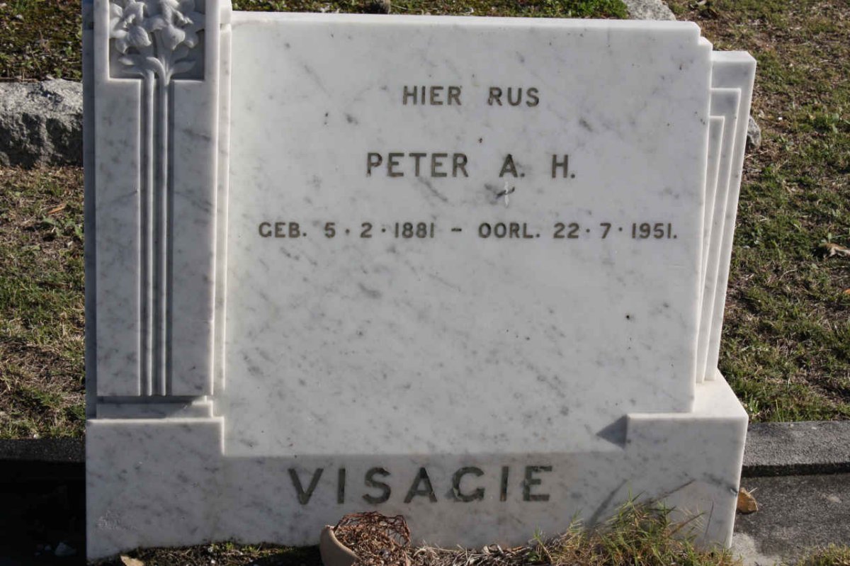 VISAGIE Peter A.H. 1881-1951