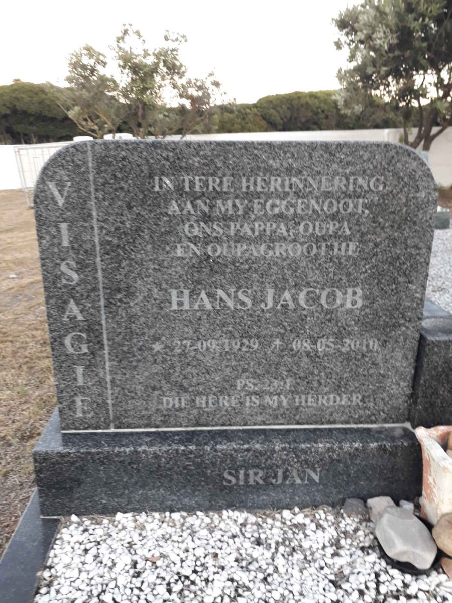VISAGIE Hans Jacob 1929-2010
