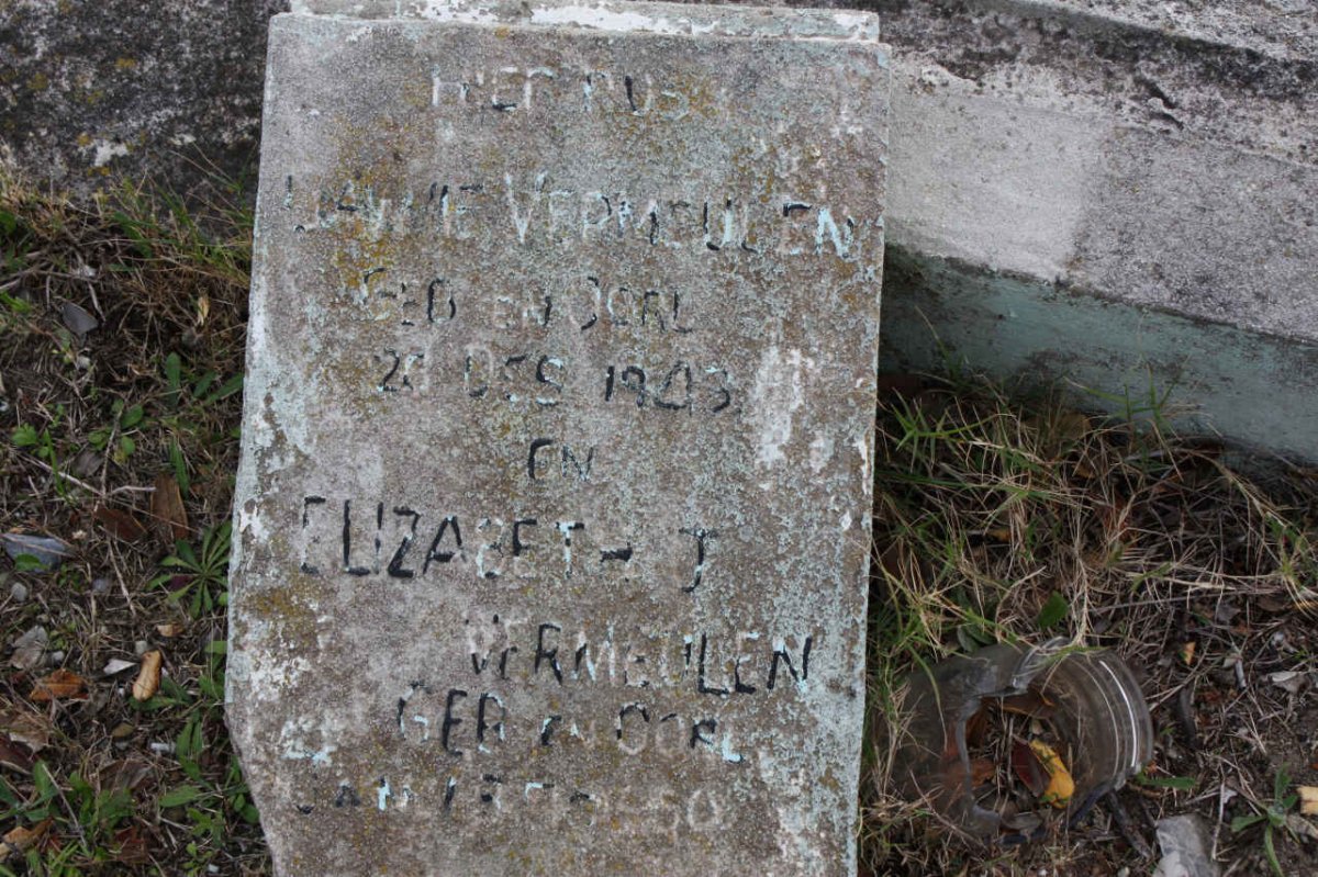 VERMEULEN Dawie 1943-1943 &amp; Elizabeth J. 1950-1950