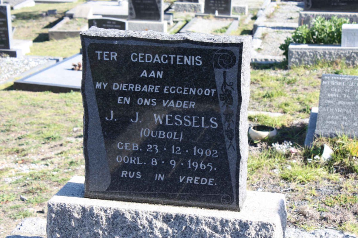 WESSELS J.J. 1902-1965