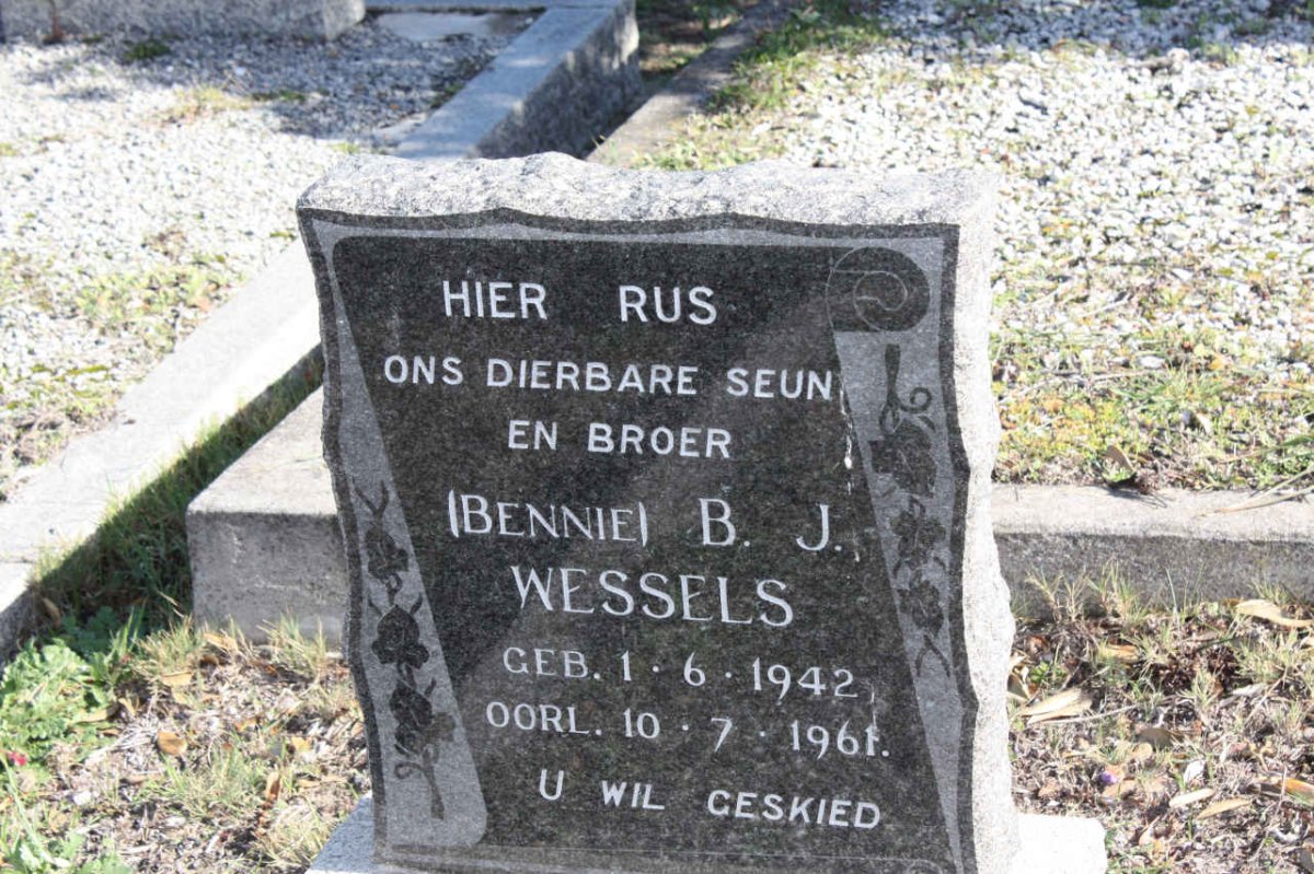 WESSELS B.J. 1942-1961